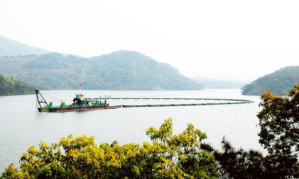 浙江溫嶺市湖漫水庫(kù)底泥環(huán)保疏浚工程